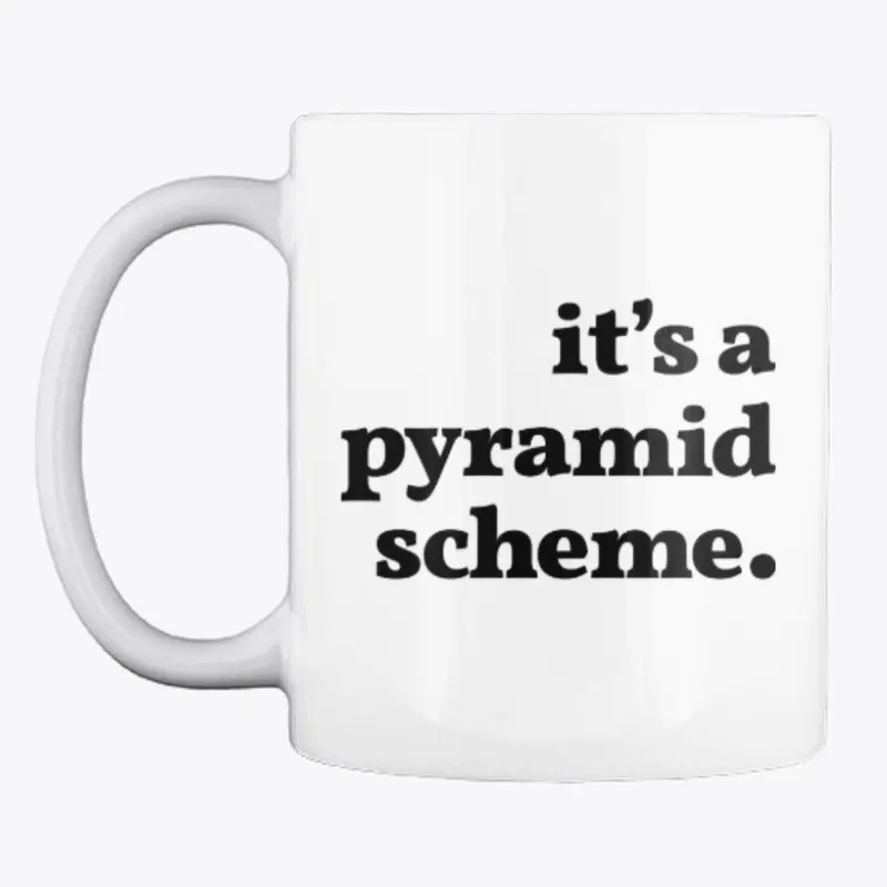 münecat Pyramid Scheme mug